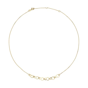 Jackie Gold körök arany nyaklánc 45 cm - JKN24.464