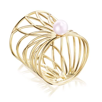 Misaki ezüst női gyűrű 50-es méret - QCURSMOOTHGOLD50