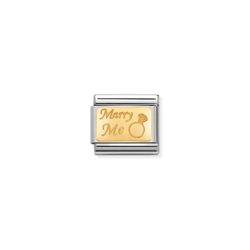 Nomination "Marry Me" charm - 030121-44