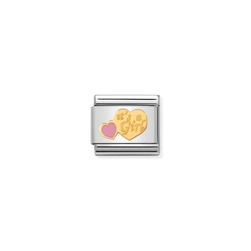 Nomination "It's a Girl" charm - 030242-39