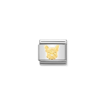 Nomination "Francia bulldog" charm - 030162-54