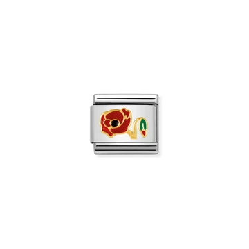 Nomination "Piros pipacs" charm - 030278-11