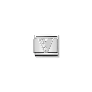 Nomination "V" betű charm - 330301-22