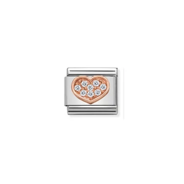 Nomination "Köves szív" charm - 430302-13