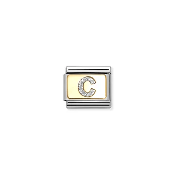 Nomination "C" betű charm - 030291-03
