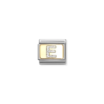 Nomination "E" betű charm - 030291-05