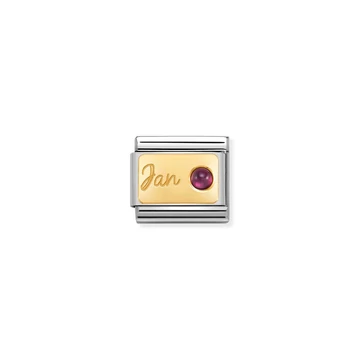 Nomination "Születéskő Január" charm - 030519-01