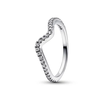 Pandora hullám gyűrű 52-es méret - 192539C01-52