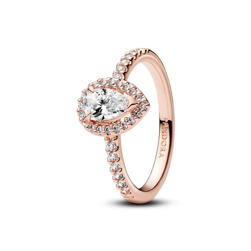 Pandora szikrázó csepp gyűrű 50-es méret - 182835C01-50