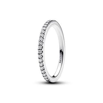 Pandora szikrázó karika gyűrű 50-es méret - 192999C01-50