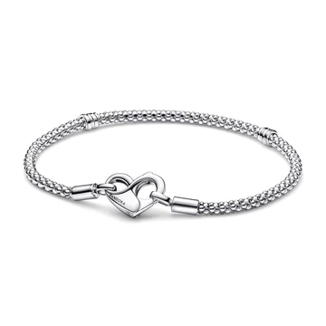 Pandora szegecselt kígyólánc karkötő 21 cm - 592453C00-21