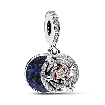 Pandora kéttónusú hullócsillag dupla függő charm - 782975C01
