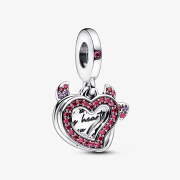 Pandora ördögszív dupla függő charm - 792511C01