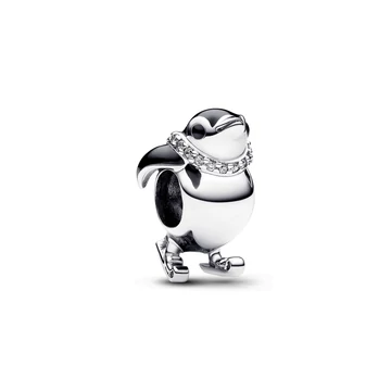 Pandora síelő pingvin charm - 792988C01