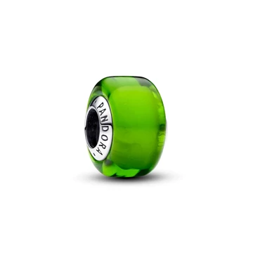 Pandora zöld mini muránói üveg charm - 793106C00
