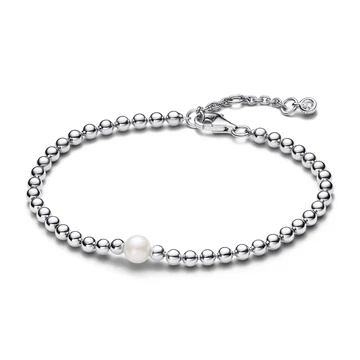 Pandora gyöngykarkötő édesvízi tenyésztett gyönggyel 16 cm - 593173C01-16