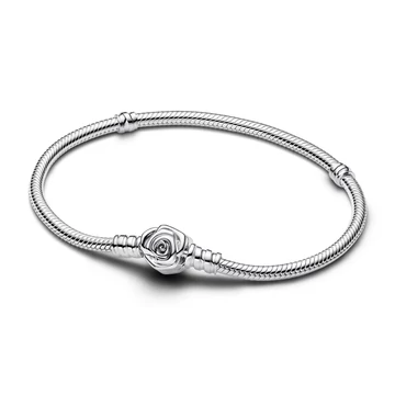 Pandora virágzó rózsa kígyólánc karkötő 16 cm- 593211C00-16