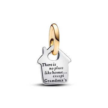 Pandora kéttónusú nagymama háza függő charm- 763205C00