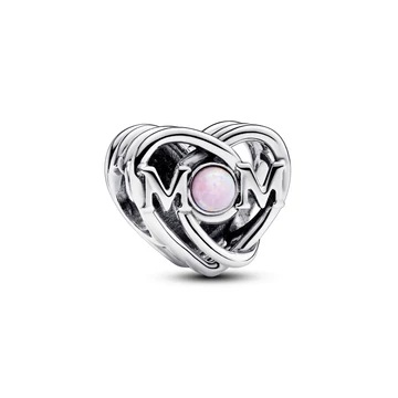 Pandora áttört szív és anya charm- 793233C01
