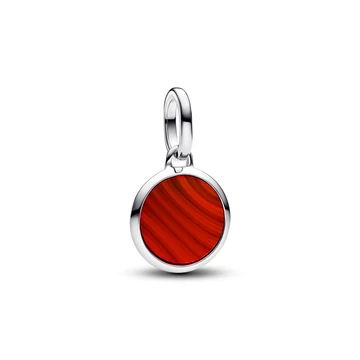 Pandora Me piros muranói üveg gravírozható mini medál charm - 793389C01