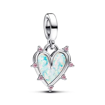 Pandora barátság opálfényű dupla függő charm - 793434C01