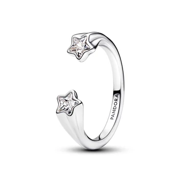 Pandora Hullócsillag nyitott gyűrű 48-as méret - 193582C01-48