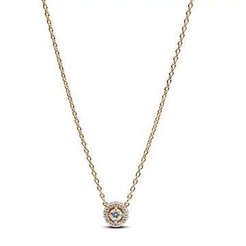 Pandora 14k aranyozott pavé kör nyaklánc - 363548C01-45