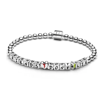 Pandora Stranger Things "A barátok nem hazudnak" karkötő 17 cm - 593579C01-17