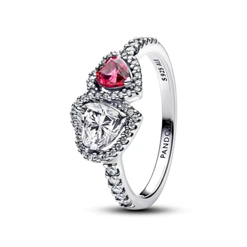 Pandora Glória szívek gyűrű 50-es méret - 193662C01-50