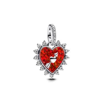 Pandora Forgatható nyíllal átlőtt szív függő charm - 793667C01