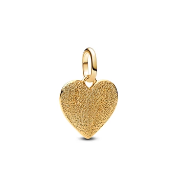 Pandora Me 14K aranyozott gravírozható szív függő charm - 763824C00