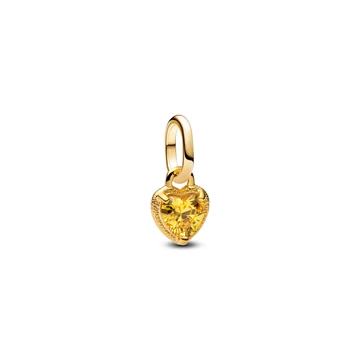 Pandora Me 14K aranyozott szív mini függő charm - 763862C01