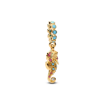 Pandora 14K aranyozott tengeri csikó függő charm - 763895C01