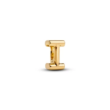 Pandora 14K aranyozott "I" betű charm - 763955C00