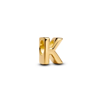 Pandora 14K aranyozott "K" betű charm - 763957C00