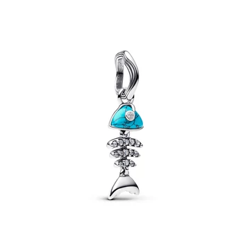 Pandora türkizszínű halszálka függő charm - 793894C01