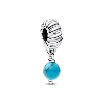Pandora türkizszínű függő charm - 793901C01