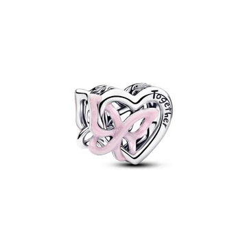 Pandora Összefonódó szív és pillangó charm - 794475C01