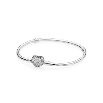Pandora a szerelem pillanatai szív karkötő 16 cm - 590727CZ-16