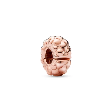 Pandora szegecses mintás 14k rózsaaranyozott klip - 782716C00