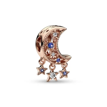 Pandora Csillagok és Félhold charm - 789643C01