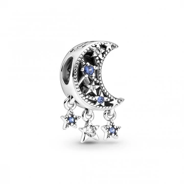 Pandora Csillagok és Félhold charm - 799643C01