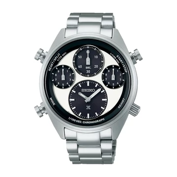 Seiko Prospex Panda One Hundredth of a Second Speedtimer Solar Chronograph férfi óra - SFJ001P1