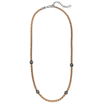 STEELWEAR Madrid férfi bőr nyaklánc 60 cm - SW-799