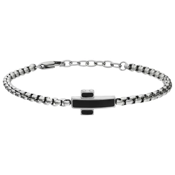 STEELWEAR Santiago férfi kereszt karkötő 22 cm - SW-816