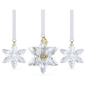 Swarovski 2024 Éves kiadás 3D hópehely kristály dísz szett - 5674410