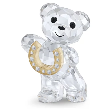 Swarovski Kris mackó Szerencsepatkó kristály dísz - 5720459
