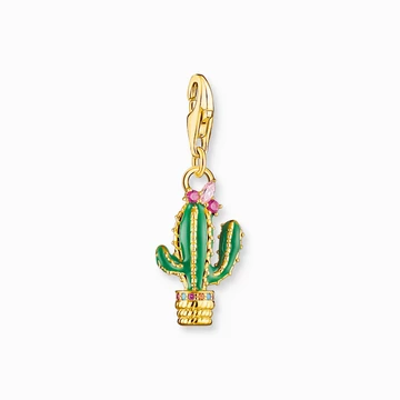 Thomas Sabo zöld kaktusz charm - 1928-471-7