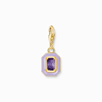 Thomas Sabo Charm Club Lila nyolcszög charm - 2034-565-13