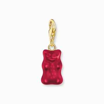 Thomas Sabo x Haribo piros gumimaci kristályüveg charm - 2190-413-10